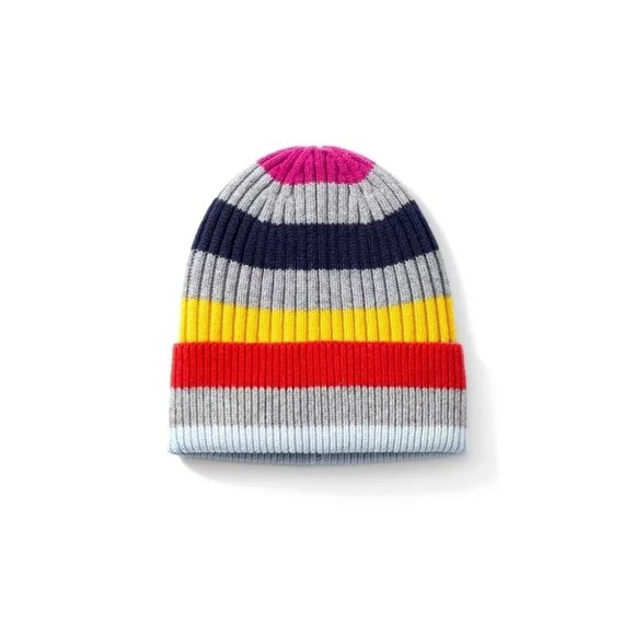 Striped Beanie - La Ligne x Target Gray/Purple/Navy One Size - Picture 1 of 5
